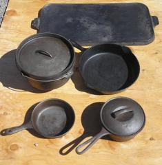 Assorted Cast Iron Cookware