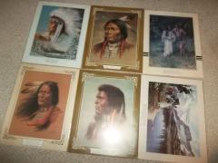 6 Large Indian Prints