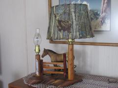 Vintage Horse Lamp