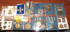 Assorted Military Medals & Patches
