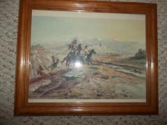 Charles Russell Framed Pring