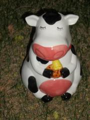Holstein Cookie Jar