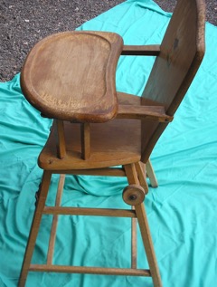 Antique High Chair Image 1