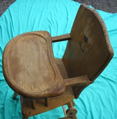 Antique High Chair Image 2