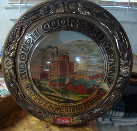 Coors Commemorative Plate