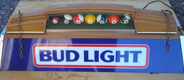 Rare Pool Table Light