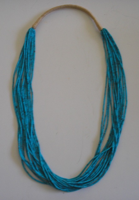 15 Strand Turquoise Necklace