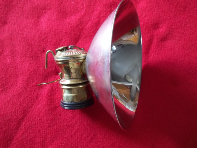 Antique Miner's Carbide Lamp