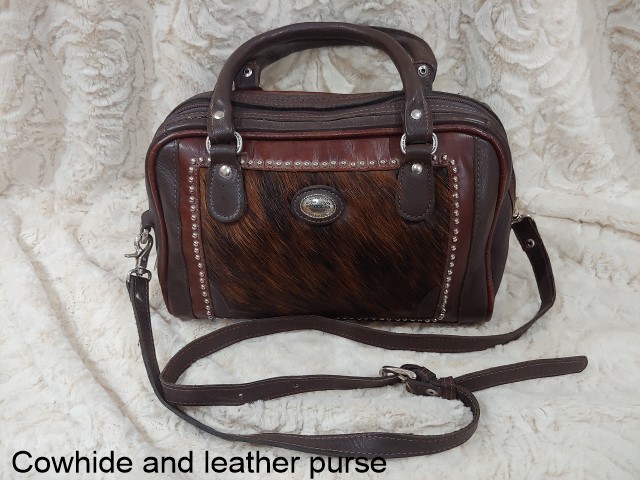 Cowhide Purse