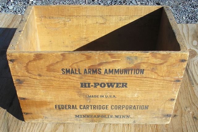 Old Wooden Ammo Box