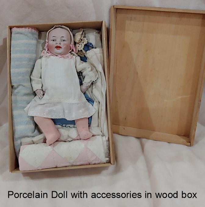 Porcelain Doll W/Box