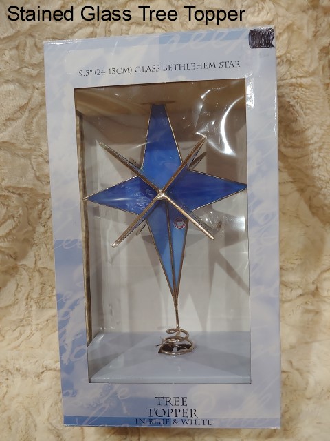 Stain Glassed Tree Topper