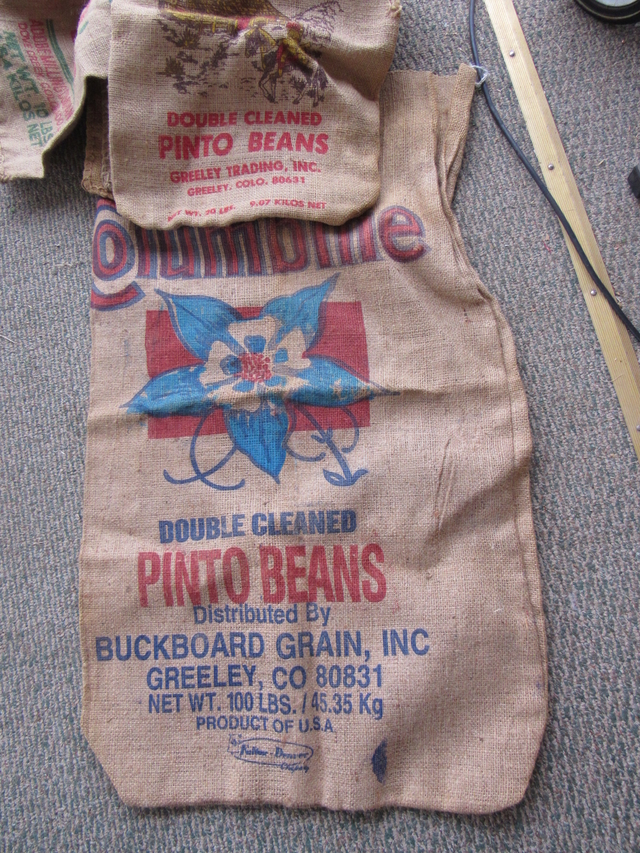 Vintage Pinto Bean Bags
