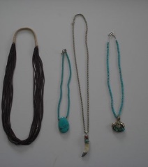 Santo Domingo & Navajo Necklaces