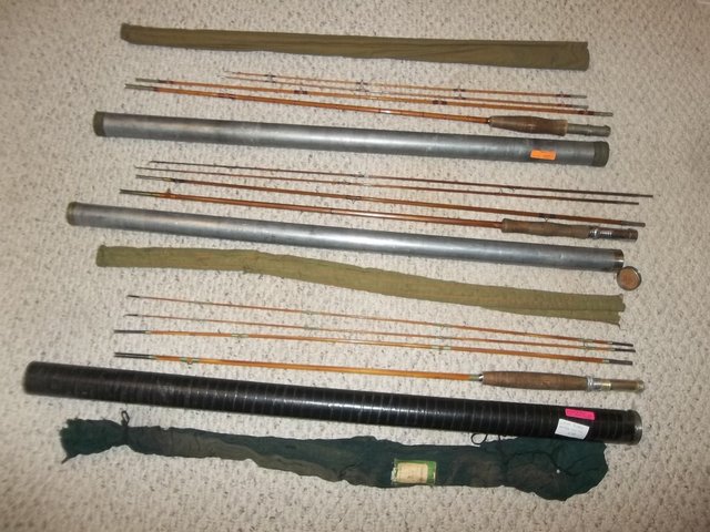 Vintage Fishing Rods W/Tubes