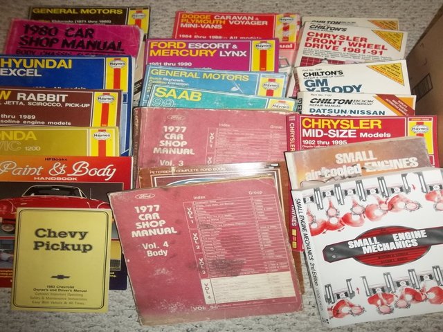 Assorted Car Repair Manuals